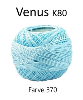 Venus K80 farve 370 Lys turkis